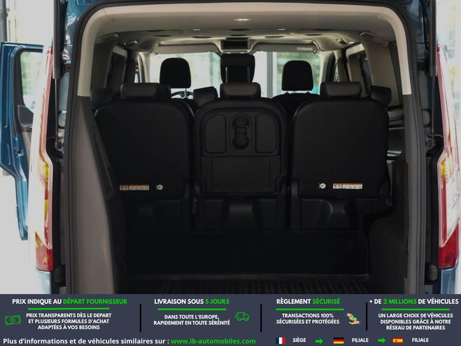 Ford Tourneo Custom 320 L2H1 2.0 EcoBlue 185 BVM Bleu M�tallique de 2021