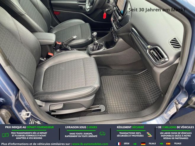 Ford Fiesta 1.0 EcoBoost 125 ch BVM Bleu M�tallique de 2019