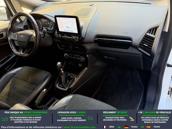 Ford Ecosport 1.0 EcoBoost 100ch BVM Blanc de 2019