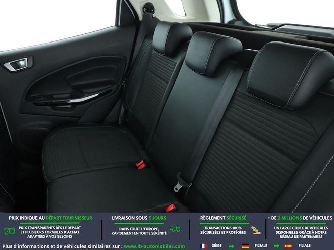Ford Ecosport 1.0 EcoBoost 125ch BVA Blanc M�tallique de 2018