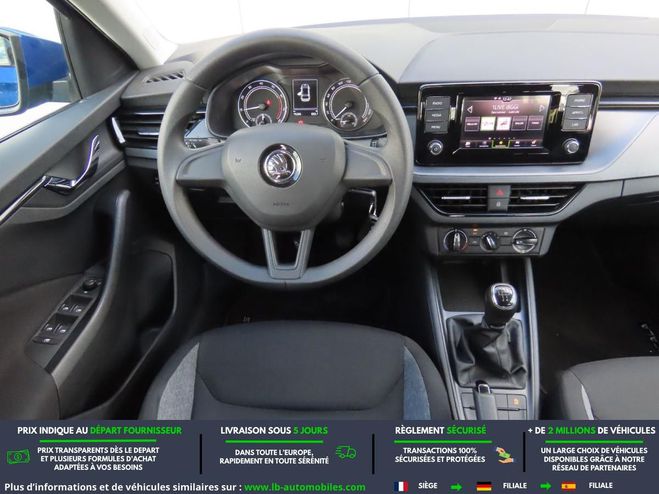 Skoda Scala 1.0 TSI 95 ch BVM Bleu M�tallique de 2019
