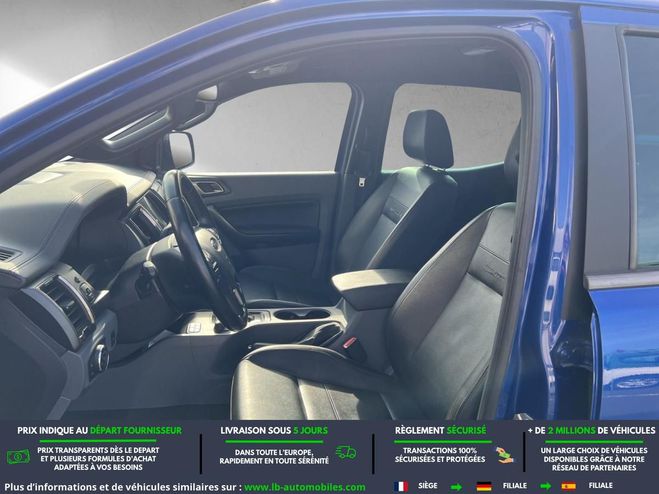 Ford Ranger DOUBLE CABINE 3.2 200 4X4 BVA Bleu M�tallique de 2019