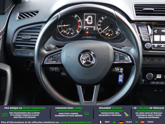 Skoda Fabia 1.0 TSI 95 ch BVM Bleu M�tallique de 2018