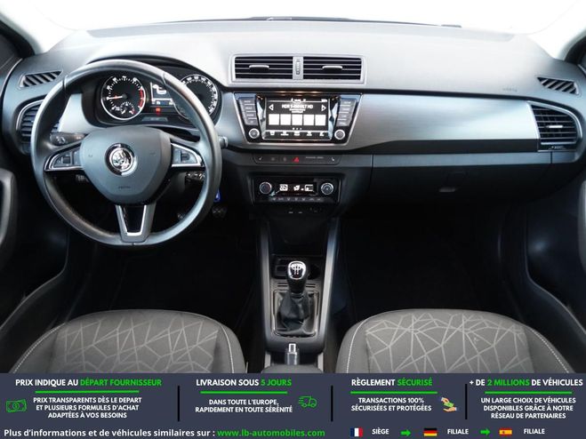 Skoda Fabia 1.0 TSI 95 ch BVM Bleu M�tallique de 2018