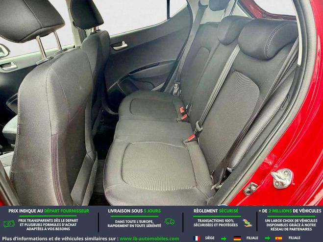 Hyundai I10 1.2 87 BVM Rouge M�tallique de 2017