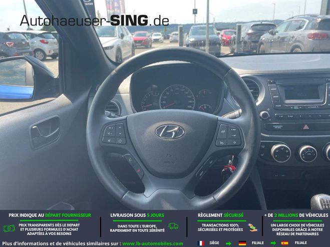 Hyundai I10 1.2 87 BVM Bleu M�tallique de 2019