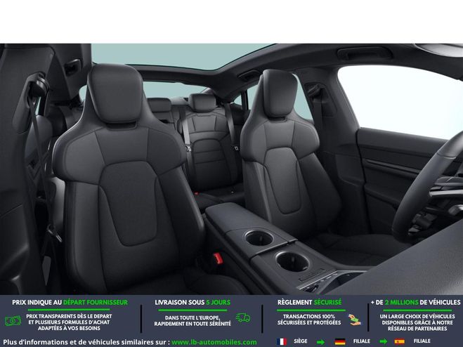 Porsche Taycan 4S 571 ch Noir M�tallique de 2021