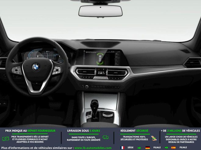 BMW Serie 3 320e 204 ch BVA Noir M�tallique de 2021