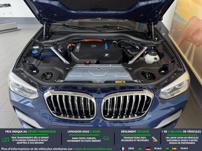 BMW X3 xDrive 30e 292ch BVA Bleu M�tallique de 2021