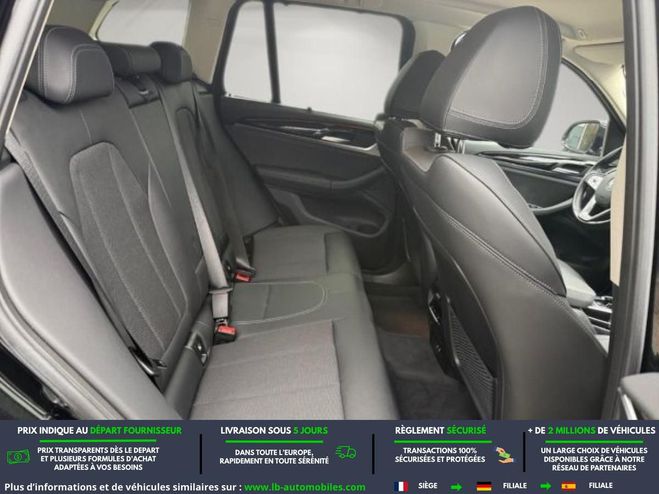 BMW X3 xDrive 20i 184ch BVA Noir M�tallique de 2021