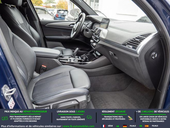 BMW X3 xDrive 20i 184ch BVA Bleu M�tallique de 2021