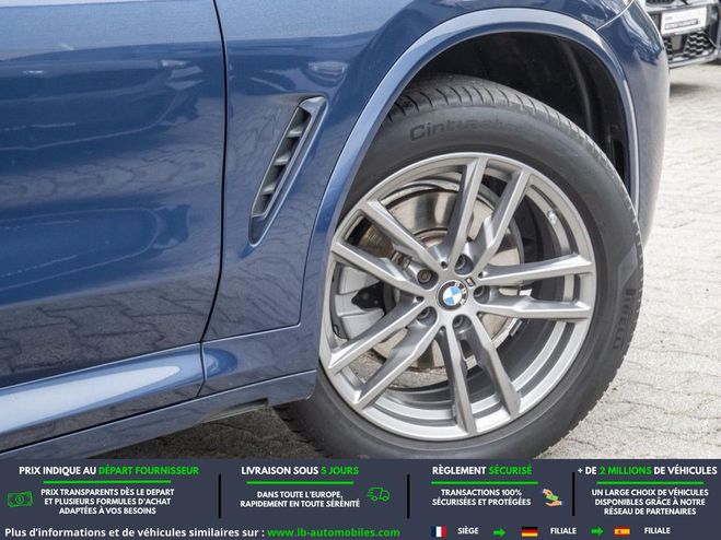 BMW X3 xDrive 20i 184ch BVA Bleu M�tallique de 2021