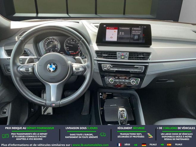 BMW X2 sDrive 20i 192 ch BVA Noir M�tallique de 2019