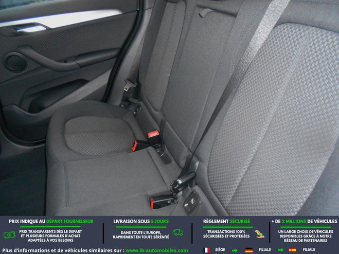 BMW X1 sDrive 18i 140 ch BVA Noir de 2019