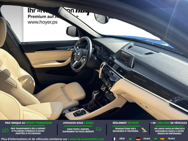 BMW X1 xDrive 20i 192 ch BVA Bleu M�tallique de 2016