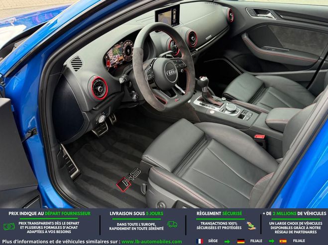 Audi RS3 2.5 TFSI 400 BVA Quattro Bleu M�tallique de 2020