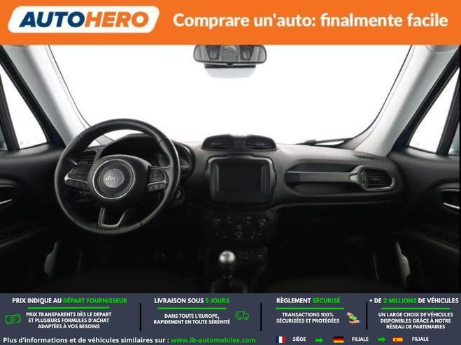Jeep Renegade 1.6 Multijet 120 ch Vert M�tallique de 2019