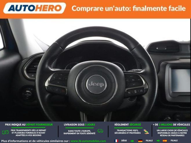 Jeep Renegade 1.6 Multijet 120 ch Vert M�tallique de 2019