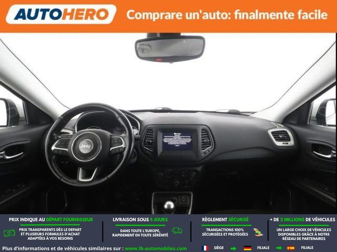 Jeep Compass 1.6 Multijet 120 ch BVM Blanc M�tallique de 2020