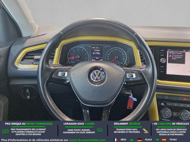 Volkswagen T Roc 1.0 TSI 115 Start/Stop BVM Jaune M�tallique de 2019