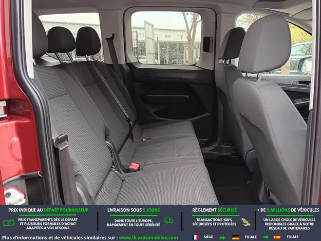Volkswagen Caddy 2.0 TDI 122 BVM Rouge M�tallique de 2021